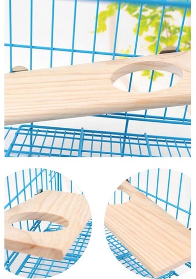 Ahşap Stand Platformu Papağan Muhabbet Kuşu Papağan Papağanı Conure Hamster Fare Chinchilla