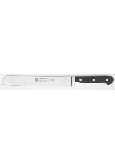 61908 - Sürmene Sıcak Dövme Ekmek Bıçağı 20,5 Cm Tdrtr Gri - Siyah
