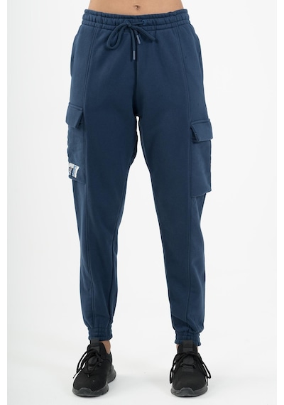Maraton Sportswear Comfort Kadın Dönüşlü Paça Basic Navy Eşofman Altı 22974-navy Lacivert