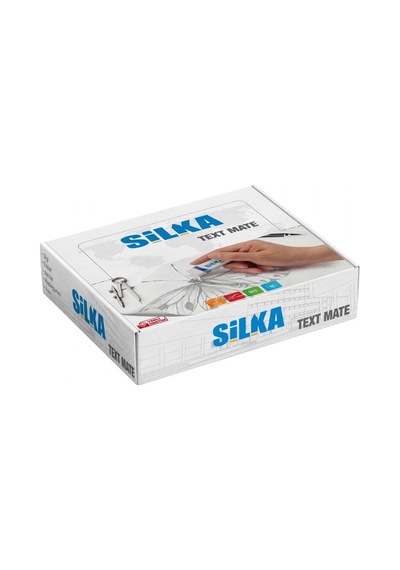 Yerli Silka Sg.1 Text Matel Öğrenci Silgisi Beyaz 20 Li Kutu