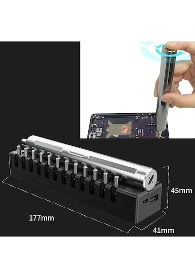 Tbk Bk-009 Tork Ayarlı Şarjlı Tornavida Onarım Seti