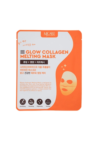Mjcare Glow Collagen Melting Mask - Hydrojel Şeffaflaşan Eriyen Maske