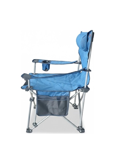 Madfox Chillseat Yastıklı Katlanabilir Kamp Sandalyesi Koyu Mavi
