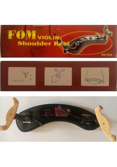Cremonia Fom1 1/2 Ve 1/4 Keman Omuz Yastığı Aksesuar Ergonomik Kavisli Tasarım, Yumuşak Sünger Destekli Konforlu Yapı Ve Ayarlanabilir Ayaklar
