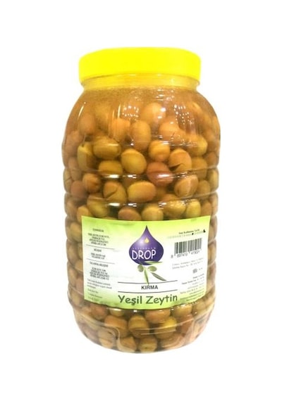Drop Edremit Kırma Yeşil Zeytin Pet 2 KG