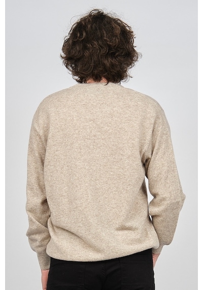 Ida Erkek Lambswool V Yaka Kazak 0593130 Bej Bej