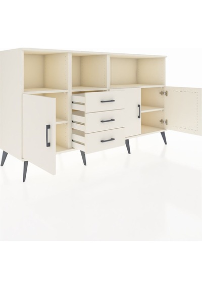 Kronos Konsol 5 Raflı 3 Çekmeceli 3 Kapaklı 176x59x99 Aytaşı-ayta Aytaşı-aytaşı