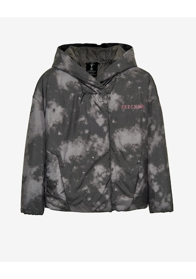 Skechers W Outerwear Padded Jacket Kadın Siyah Mont S242235-001 Siyah