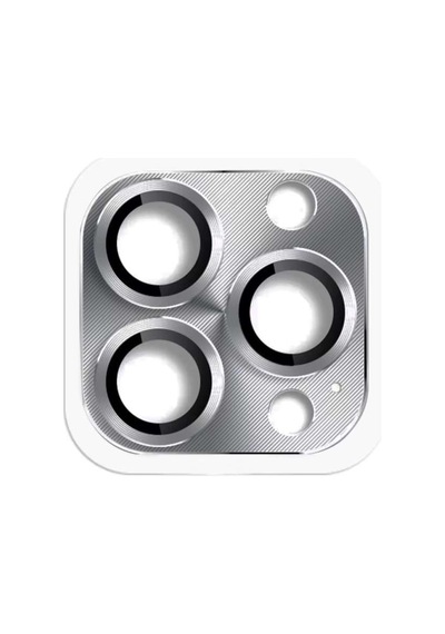 İphone 16 Pro Max Pers Alüminyum Kamera Lens - Gri Diğer