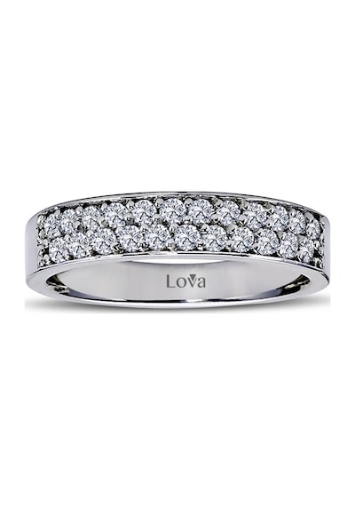 Lova 0,50 Karat Pırlanta Yarımtur Yüzük - 1060102