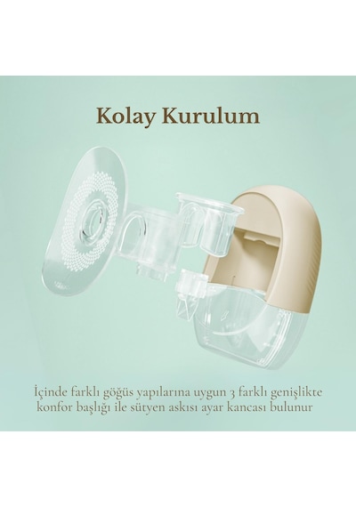 Mamajoo Gaia Giyilebilir Tekli Göğüs Pompası 140 Ml 27 Kademe Ayarı