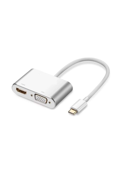 Netojen Nt-430 Type-c To Hdmı & Vga Converter