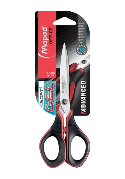 Kağıt Makası Orta Maped Advanced Gel 496210 6 17 Cm