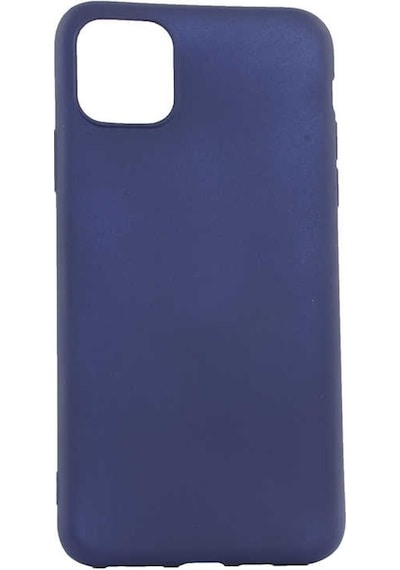 Noktaks - Apple Uyumlu iPhone 11 Pro - Kılıf Mat Renkli Esnek Premier Silikon Kapak - Lacivert