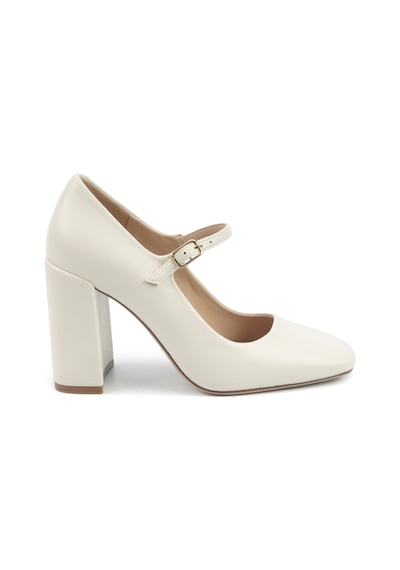 Nine West Edgar 5pr Kırık Beyaz Kadın Topuklu Ayakkabı 000000000102012084 Beyaz