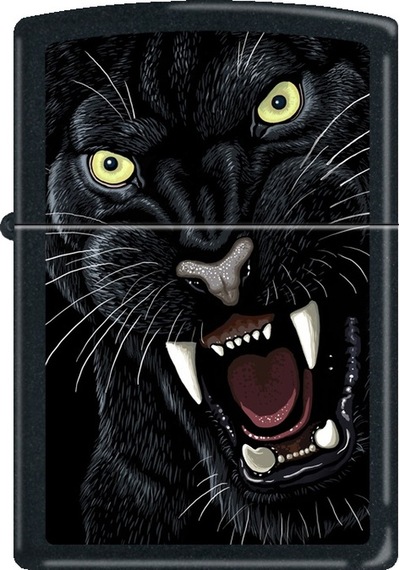 Zippo Black Panther Çakmak Çok Renkli