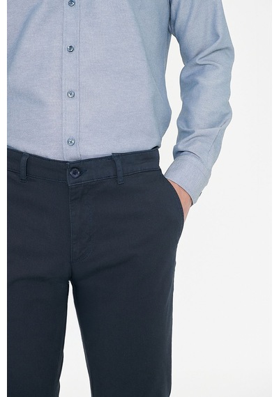 Ac&Co / Altınyıldız Classics Slim Fit Dar Kesim Pamuklu Esnek  Chino Erkek Pantolon - Lacivert