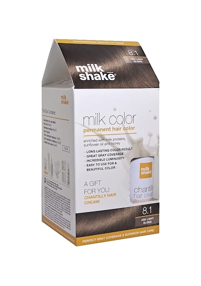 Milk Shake No:8.1 Açık Kumral Küllü Kalıcı Saç Boyası