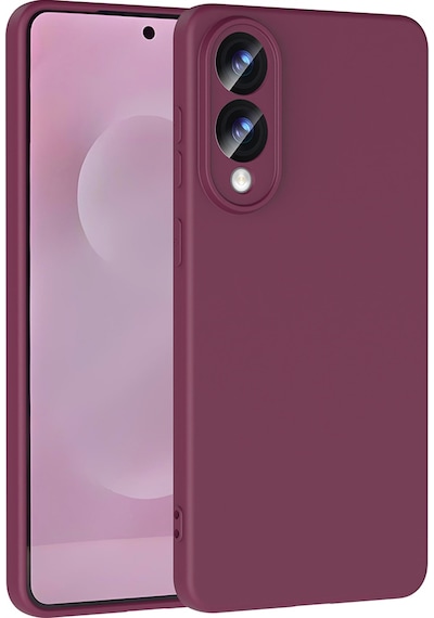 Samsung Galaxy Uyumlu S25 Edge Kılıf Zore Mara Lansman Kapak Koyu Mor