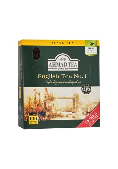 English Tea No.1, 2 Paket Bardak Poşet Çay 100 Lü 200 G Ve Oda Kokusu