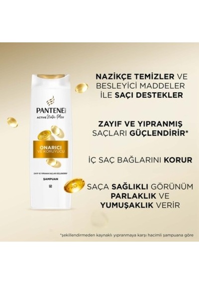 Koruyucu Ve Onarıcı Etkili Şampuan, 625 Ml