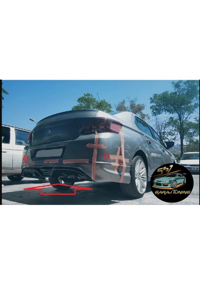 Peugeot 301 Arka Tampon Eki Fiberglass Boyasız