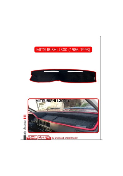 Mıtsubıshı L300 1986-1993torpido Koruma Halısı Kırmızı Kenar
