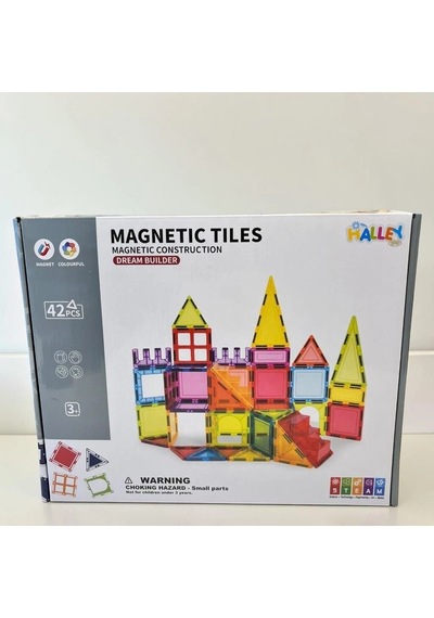Sh40761 42 Parça Magnet Standart Seri Renkli Blok