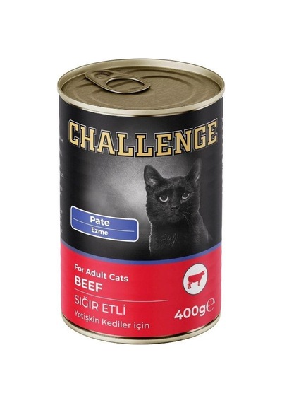 Challenge Pate Sığır Etli Yetişkin Kedi Konservesi 400 Gr