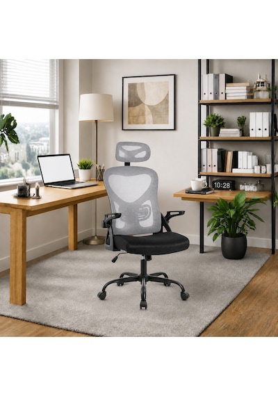 Action X Ergonomik File Sırtlı Yönetici Ve Çalışma Koltuğu Gri Gri