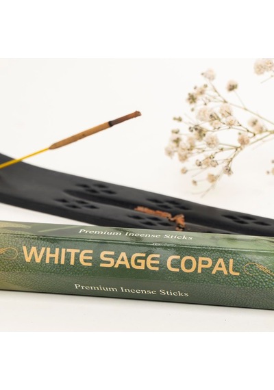 Aromatika Beyaz Adaçayı & Copal Aromalı Premium Çubuk Tütsü