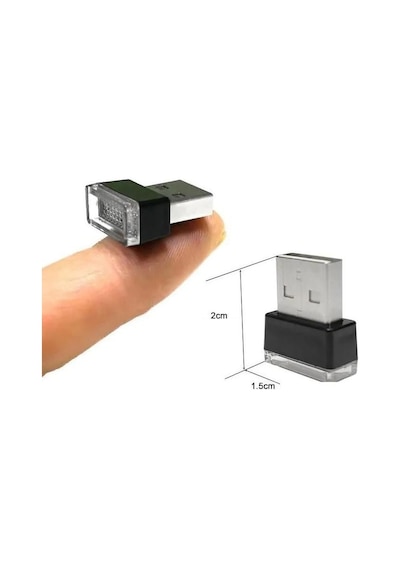 Mini Lamba Usb Aydınlatma Dekoratif Led Işık Buz Mavisi Açık Gri