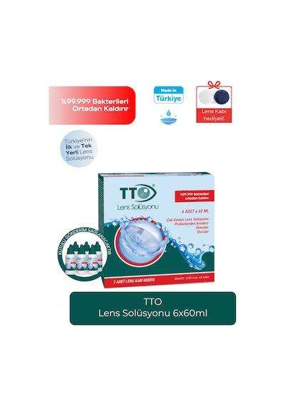 TTO Lens Solüsyonu 6 x 60 ML