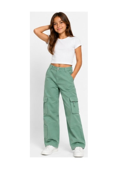 İrem Çocuk Giyim Kız Çocuk /erkek Çocuk Çok Cepli Bol Paça Model Yeşil Renk Kargo Pantolon Yeşil İrem Çocuk Giyim Kız Çocuk /erkek Çocuk Çok Cepli Bol Paça Model Yeşil Renk Kargo Pantolon Yeşil