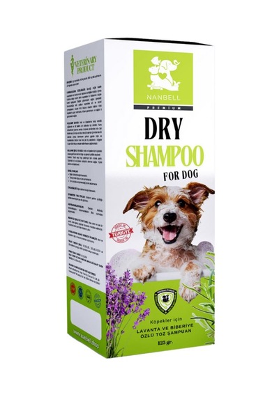Nanbell Premium Köpek Toz Şampuan Lavanta Kokulu 125 G