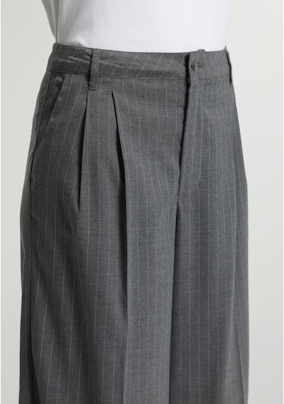 Colin's Colins Regular Fit Yüksel Bel Geniş Paça Kadın Gri Pantolon Cl1081213 Q1.v1 Gra
