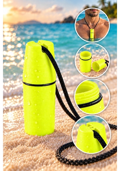 Boldy Su Geçirmez Para Kutusu-Swim Waterproof Box (307215171) Sarı Çok Renkli