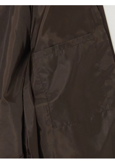 Lcwaıkıkı Classic Kahverengi Regular Fit Dik Yaka Erkek Triko Hırka