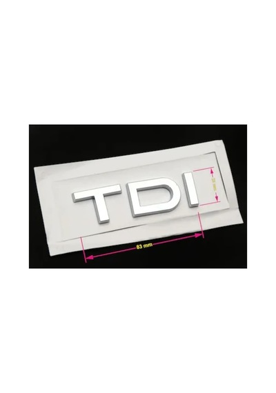 Audi Q5 & Tdı Bagaj Yazısı 2'li Set