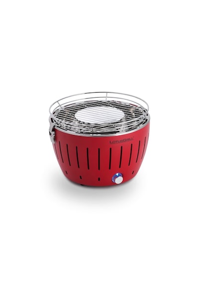 Lotusgrill S Dumansız Kömürlü Mangal - Çantalı, Taşınabilir Kamp Barbeküsü Kırmızı
