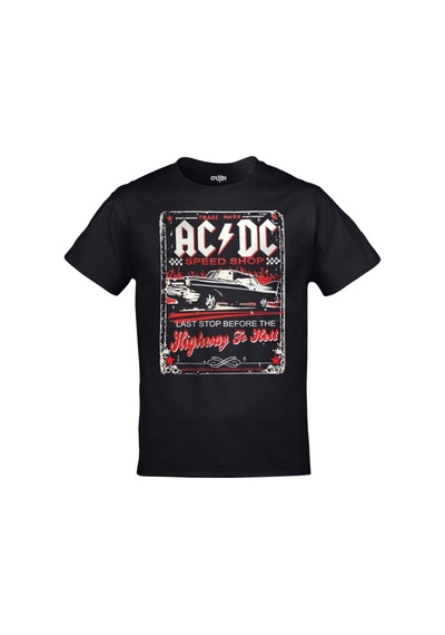 Kalic Studio Unisex Siyah Ac Dc Speed Shop Siyahorj319