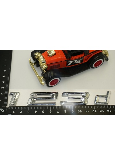 Dk Tuning Bmw 123d Bagaj Krom Metal Yazı Logo Arma