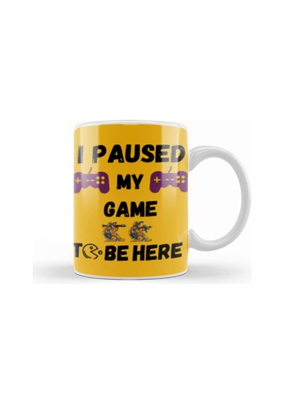 Game To Be Here Funny Video Gamer Humor Joke Gifts For Teenage Boys Kupa Bardak Porselen No11960 Karışık