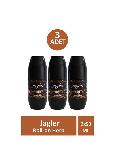 Jagler Roll-on Hero Erkek 50 Ml 3 Adet