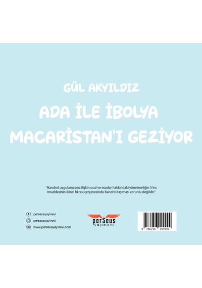 Ada İle İbolya Maceristan'ı Geziyor - Gül Akyıldız - Perseus Yayınevi