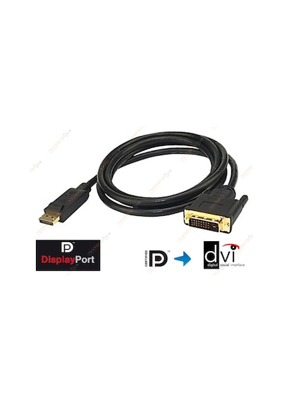 Displayport To Dvi Çevirici Kablo - Dp To Dvi 3M