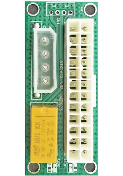 24 Pin To 4 Pin 2 Atx Güç Kaynağı Birleştirici