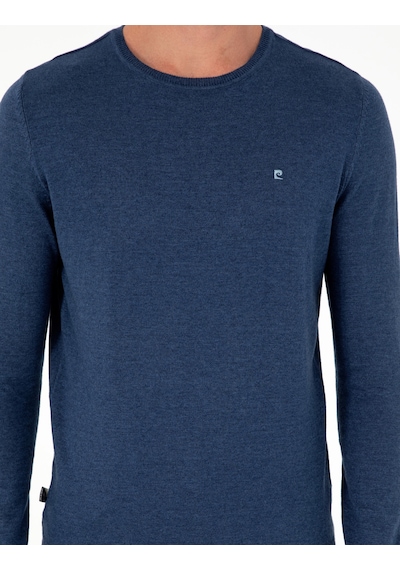 Pierre Cardin Erkek İndigo Melanj Kazak /triko 50296621-vr155 İndigo Melanj