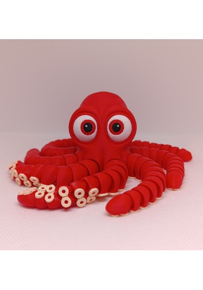 Loy3d Oyuncak Ahtapot Büyük Hareketli 20x20x6 Cm 1 Adet