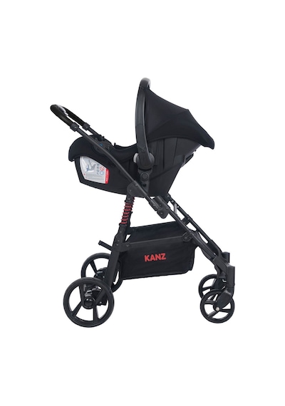 Kanz D-go Travel Sistem Bebek Arabası Siyah Antrasit - Siyah